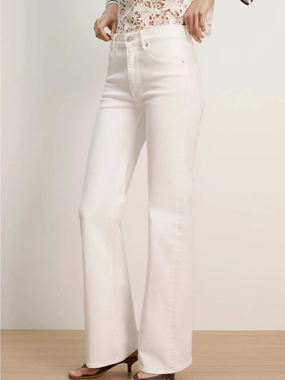 Veronica Beard CROSBIE MID RISE WIDE LEG JEAN
